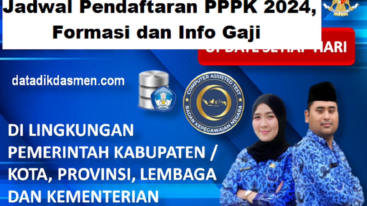 Buruan Daftar! Pendaftaran PPPK 2024 Dibuka, Cek Formasi dan Cara Daftarnya Sekarang!