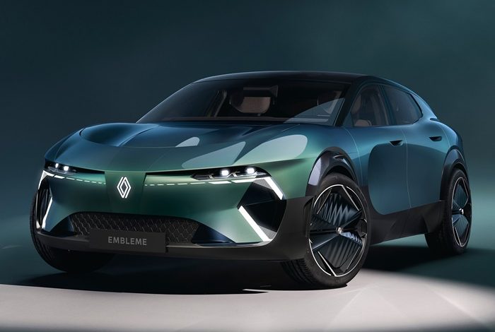 Mobil Listrik Renault Embleme: Desain Gahar, Jarak Tempuh 700 Km!
