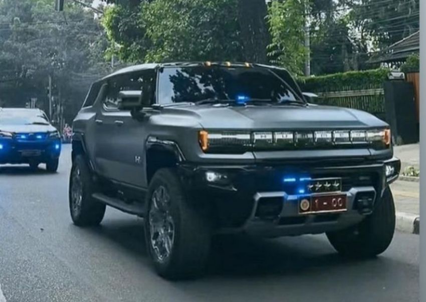 Kepala BIN Naik Hummer Listrik? Ini Spesifikasinya!