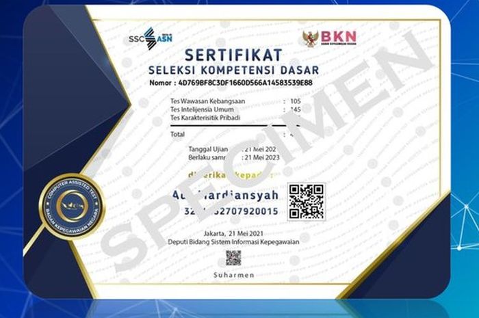 Buruh Pabrik Raih Skor Tertinggi SKD CPNS Kemenkumham Jateng, Ini Rahasianya!