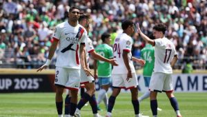 PSG Melaju ke Babak Gugur! Hakimi dan Doue Bawa Timnya Menang Telak