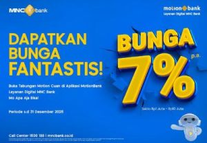 Dompet Makin Tebal: Nabung di Motion Cuan, Bunga 7% Langsung Cair!