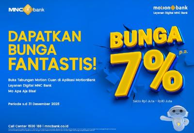 Dompet Makin Tebal: Nabung di Motion Cuan, Bunga 7% Langsung Cair!