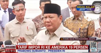 Prabowo Ungkap Jurus Nego Maut dengan Trump: Tarif AS Turun Drastis! 1 Prabowo Ungkap Jurus Nego Maut dengan Trump: Tarif AS Turun Drastis!