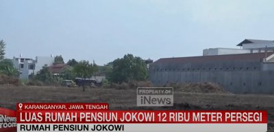 Harga Tanah Meroket! Rumah Pensiun Jokowi di Karanganyar Hampir Rampung