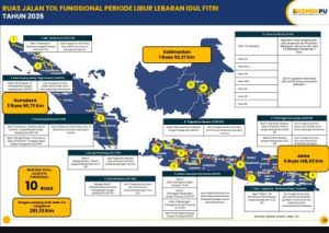 Wajib Tahu! 10 Tol Fungsional Lebaran 2026 Dibuka, Gratis!