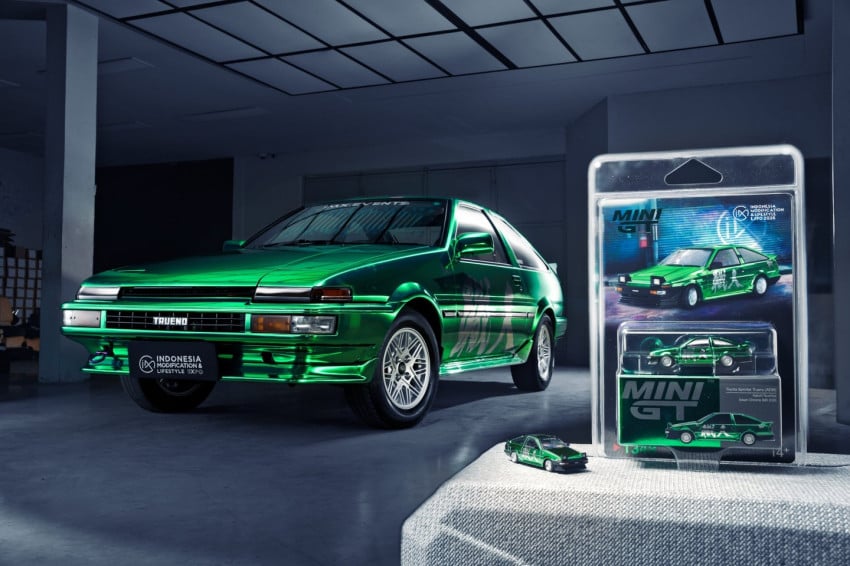 Diecast AE86 Shokunin Green Gegerkan Dunia 12 Diecast AE86 Shokunin Green Gegerkan Dunia